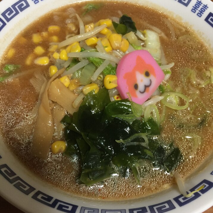 コーンたっぷり 味噌ラーメン